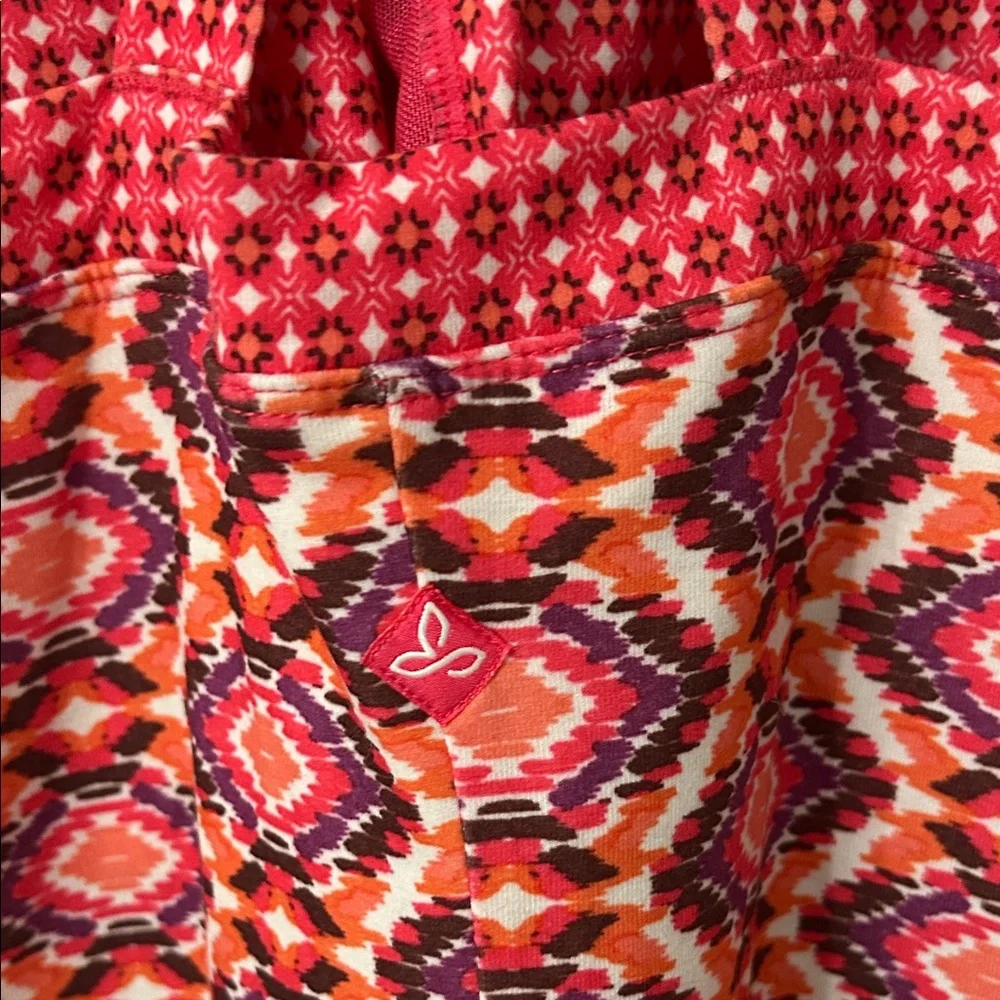 Prana Dress Women’s XL Pink Quin Geometric Mini Stretch Outdoor - Picture 6 of 15